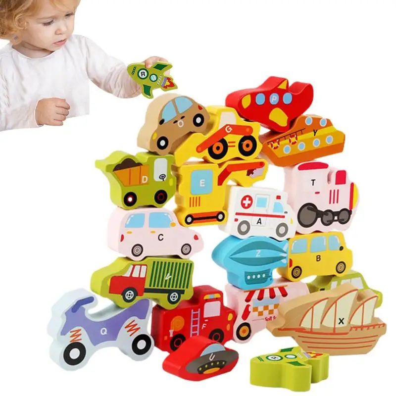 

Wooden Balance Blocks Stacking Game Toys For Toddlers Cute Zoo Animals Stacking Blocks Game Preschool Montessori Educational Toy