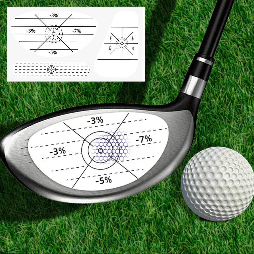 50PcsGolf club impact band label stickers suitable for iron bars putting rods hitting records swing practice training aids