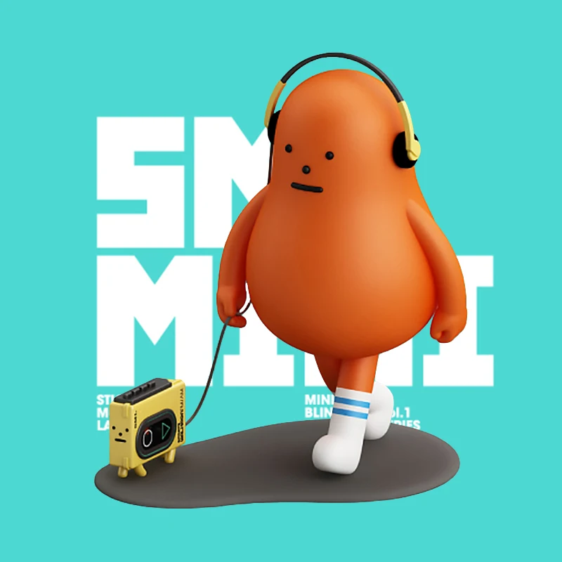 Sticky Monster Mini Figure SML Walking Series Blind Box Toys
