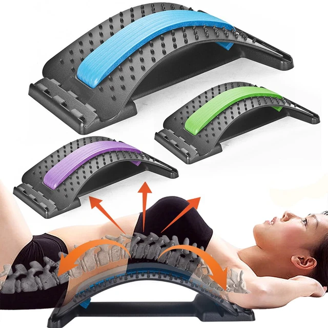 Back Stretcher 3-Level Lumbar Back Cracker Board Pain Relief Device for  Herniated Disc Sciatica Scoliosis Back Support Stretcher - AliExpress