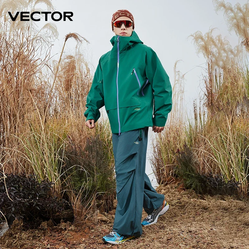 3L Hardshell Windbreaker Suit Spring Autumn Casual Jacket Men Women Outdoor Waterproof Windproof Hooded Windbreaker Coats