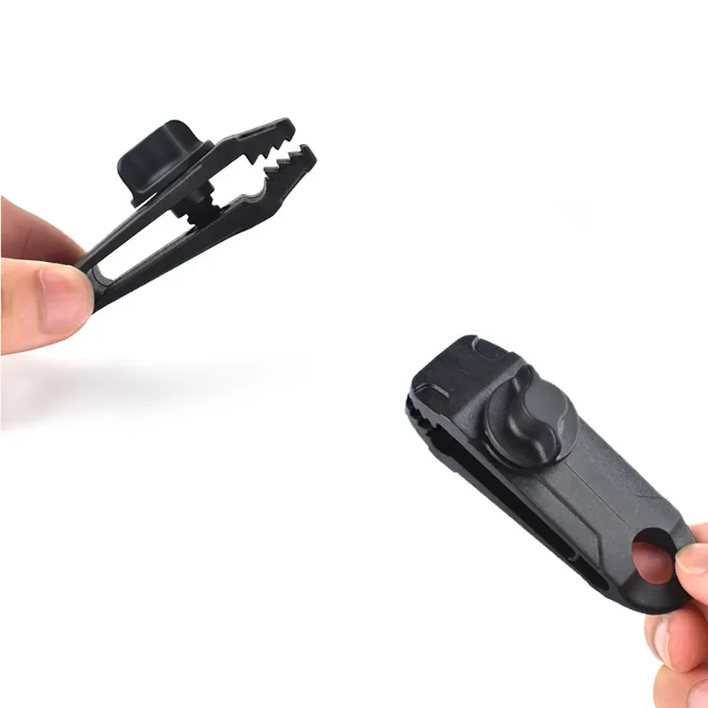 10PCS Tent Canopy Clip Outdoor Wind Rope Reusable Clamps Awning Tarpaulin Buckle Camping Mountaineering Shelters Accessories Tent Clips Camping Tent Accessories Camping Tent Fasteners Camping Cord Buckles Camping Rope Buckle