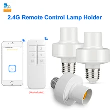 

eWeLink WiFi Smart Light Socket Adapter E27 Lamp Holder for Led Bulb Timer Lamp Base APP Remote Control For Alexa Google Home