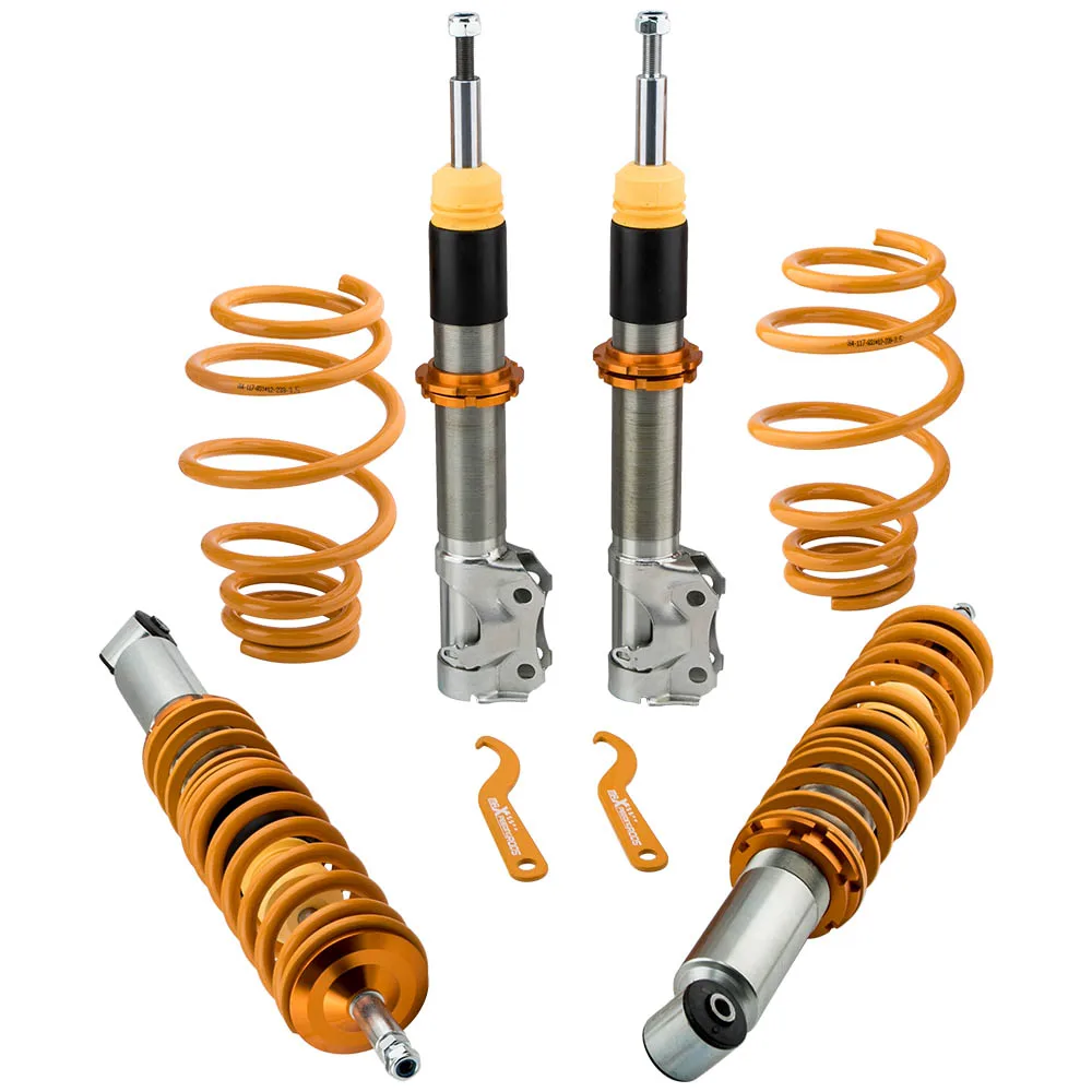 Kit Coilovers Regolabile In Altezza Per Vw Polo Estate Iii Mk3 6 V5, 6Kv 1997-2001 Coilovers Sospensione Ammortizzatori Kit Di Abbassamento