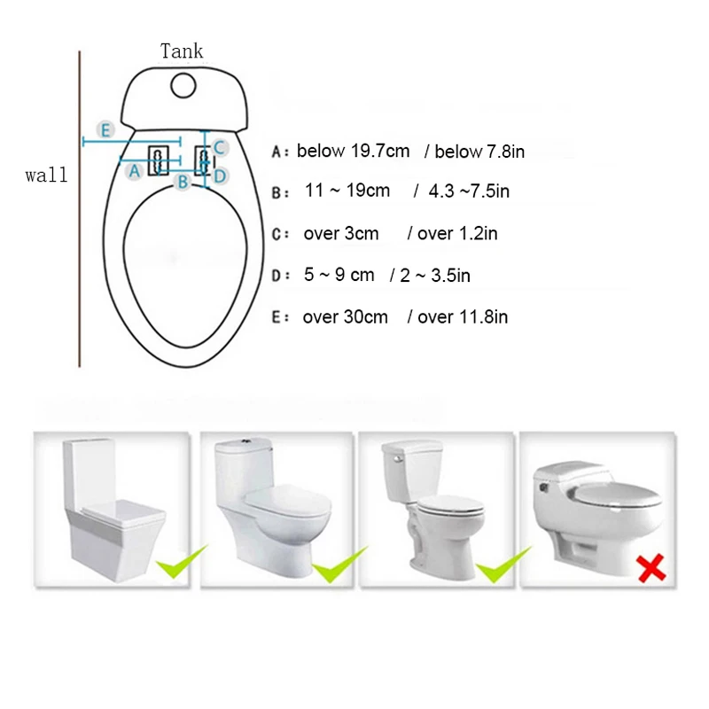 Siège de toilette bidet Ecoseat à double température non