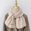 Classic Women'S Soft Long Scarf Winter Warm Wrap Shawl Solid Color Winter Unisex Scarf For Outdoor Travel Ski Snow Scarves 2