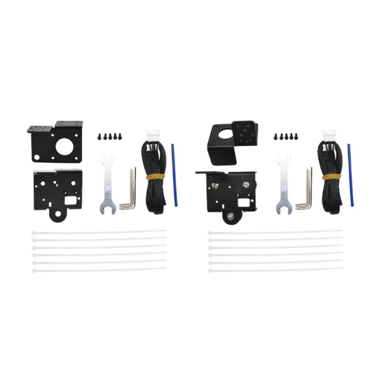 

for Ender3 Direct Drive Upgrade Kit Conversion Bracket Backplane with Pulley for Ender 3 for Dual Drive Extruder Metal 45BA