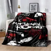 My C-Chemical R-Romance Band Printed Blankets,Kid's Baby Throw Blanket,for Bedroom Living Room Sofa Bed Car, Brithday Gift 1
