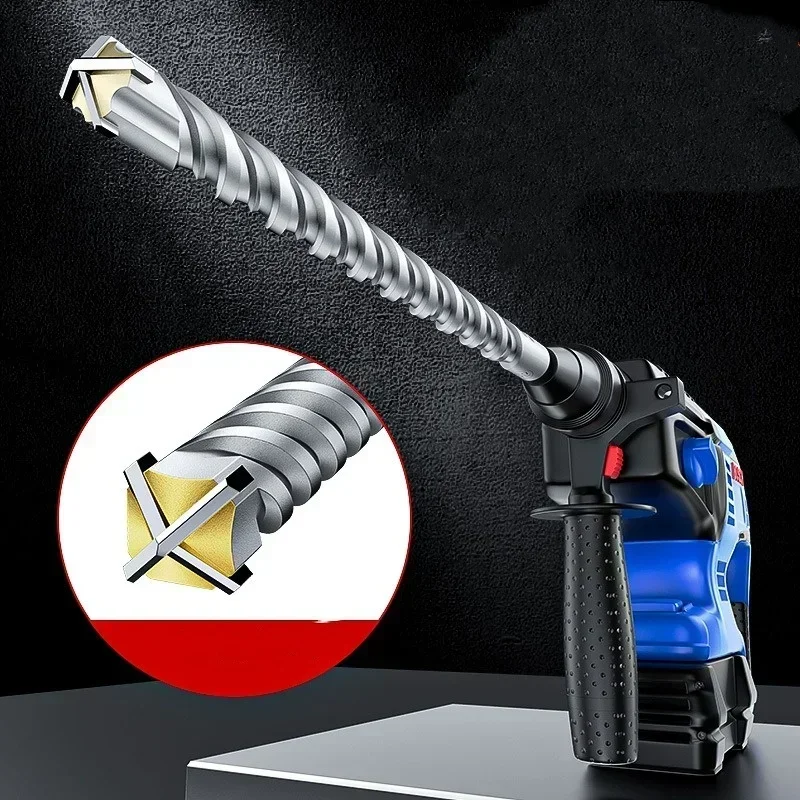 Premium Tungsten Steel Alloy SDS Plus Electric Hammer Drill Bit for Masonry, Concrete, and Stone