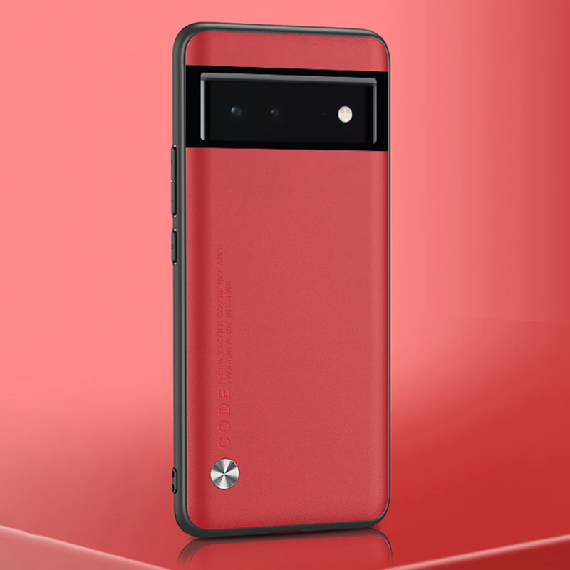 Luxury Soft Vegan Leather Grain Slim Protective Back Cover Case
