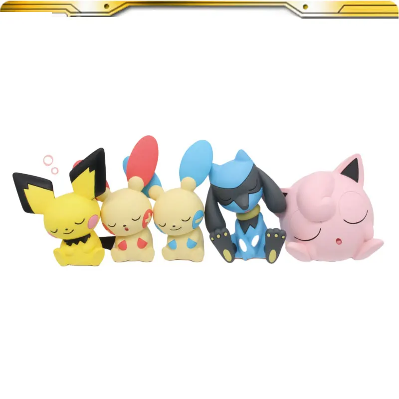 genuine-pokemon-pet-elf-jigglypuff-minun-lucario-shoulder-to-shoulder-fig-sitting-dormancy-series-action-figures-model-kids-toy