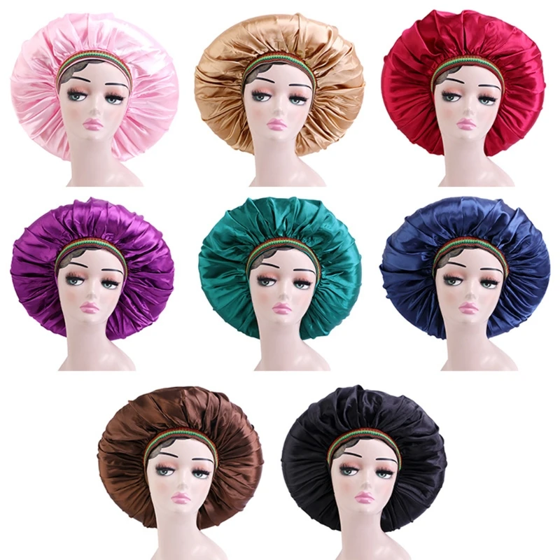 

Headband Solid Color Ethnic Night Sleep Hair Bonnet Chemotherapy Hat Haircare Turban Hat for Women Drop shipping