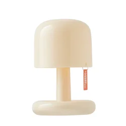 Ambient USB Rechargeable Mushroom - Style LED Night Lamp (Sunny yellow)