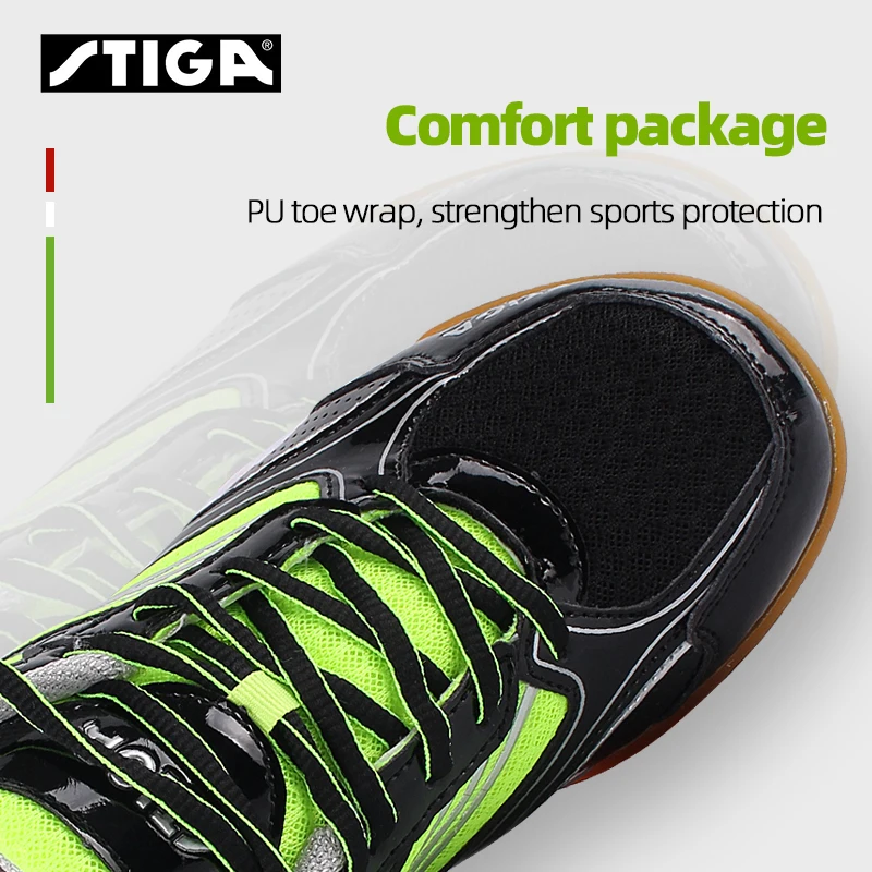 Original New Stiga Table Tennis Sneakers for Kids Boy Girls Ping Pong Sport Shoes CS-86