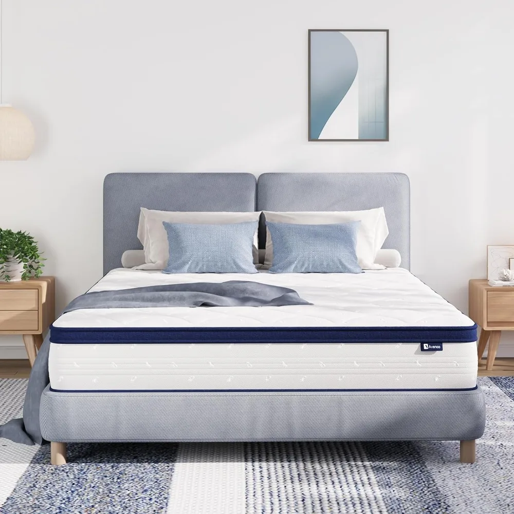 

s, King Mattress in a Box for Pain Relief & Motion Isolation, CertiPUR-US Certified King Bed Mattress