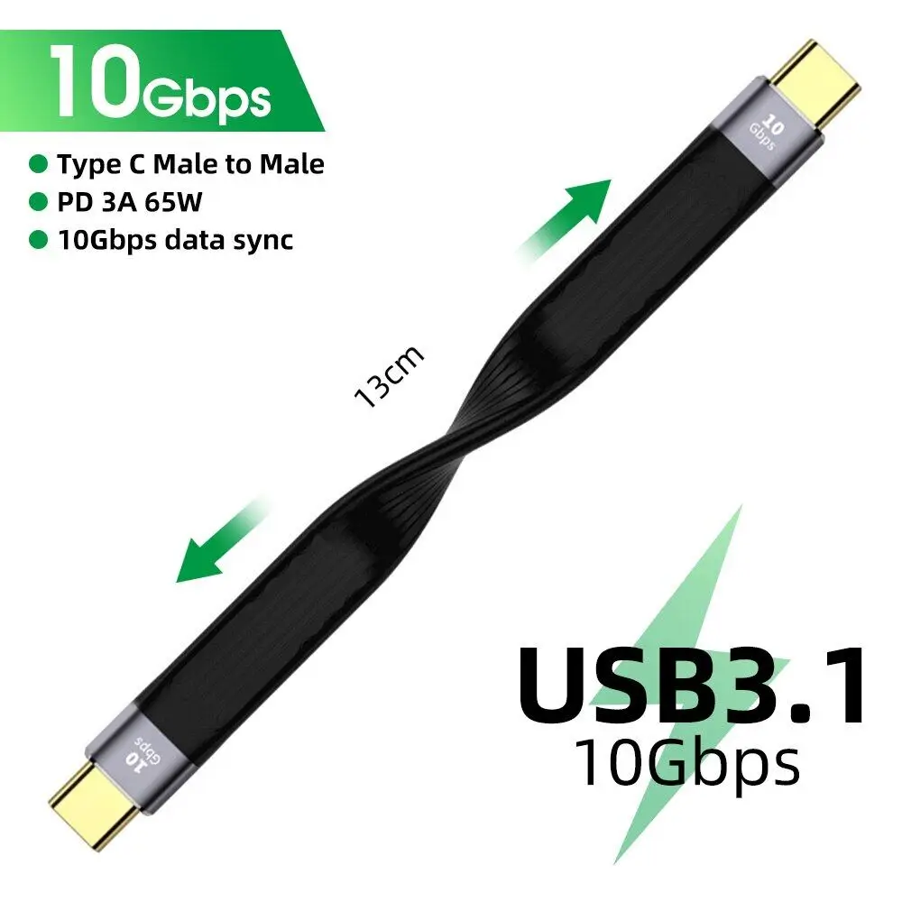 Ultra-Fast 40Gbps USB-C to USB-C Charging Cable with 100W Power Delivery