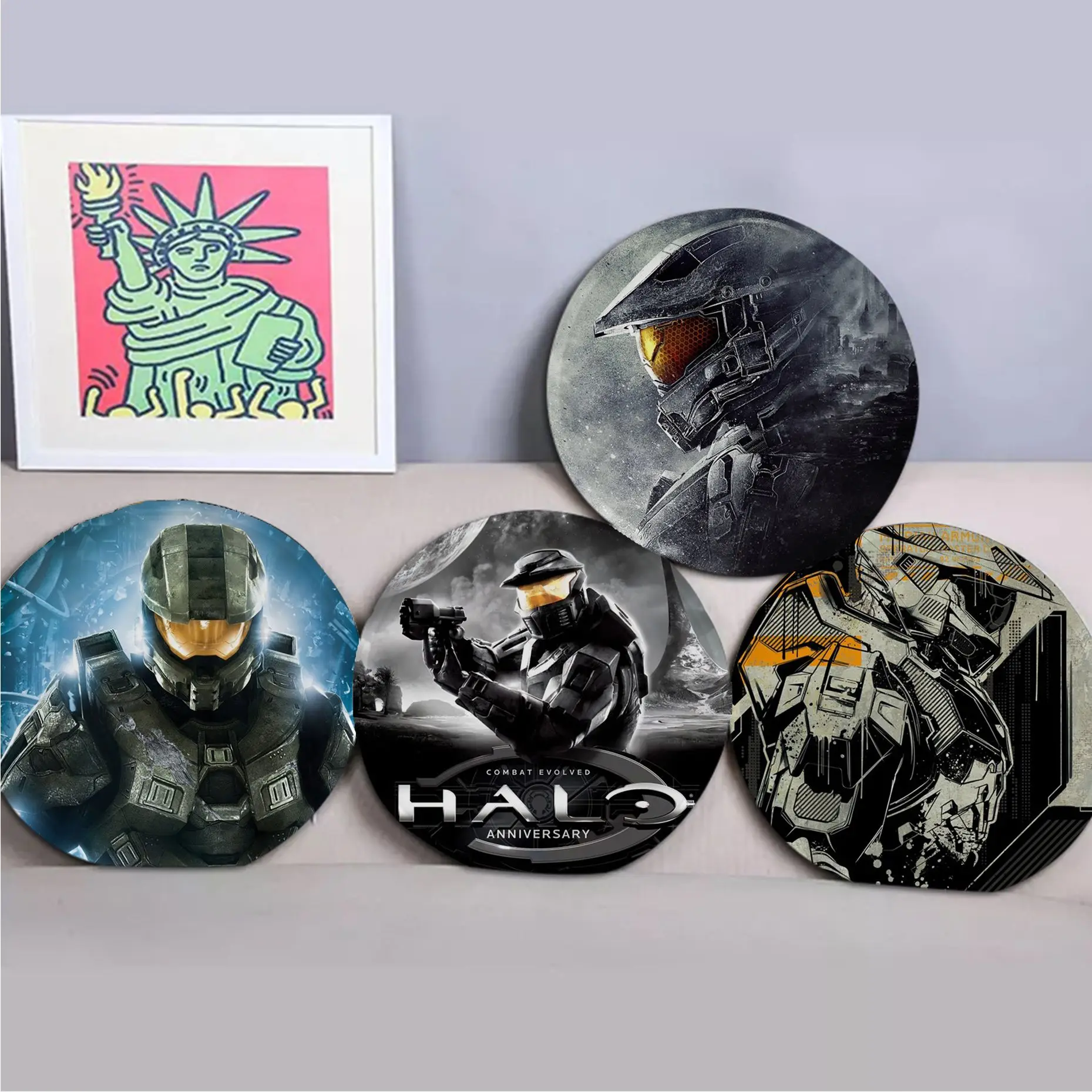 Game Halo Infinite Cushion Mat Decorativo Chair Mat Soft Pad Cuscino Del Sedile Per Sala Da Pranzo Patio Home Office Indoor Sofa Decor Tatami