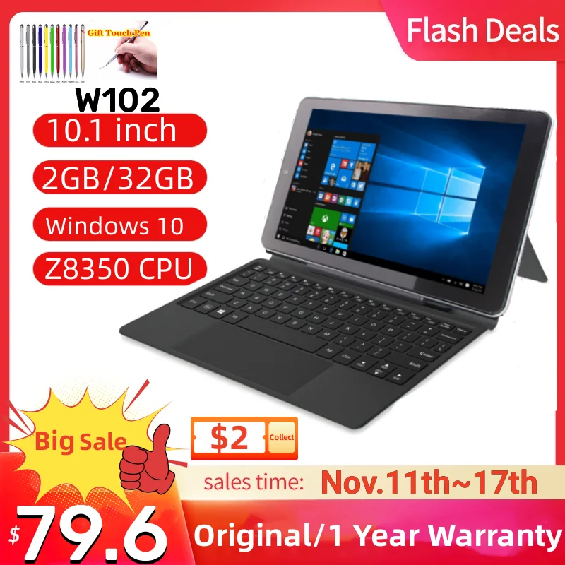 Hot Deal 10.1 Pollici 2Gb Ddr + 32Gb W102 Tablet Pc Wifi Windows 10 Z8350 Cpu Quad Core Dual Camera Usb 3.0 Compatibile Con Hdmi