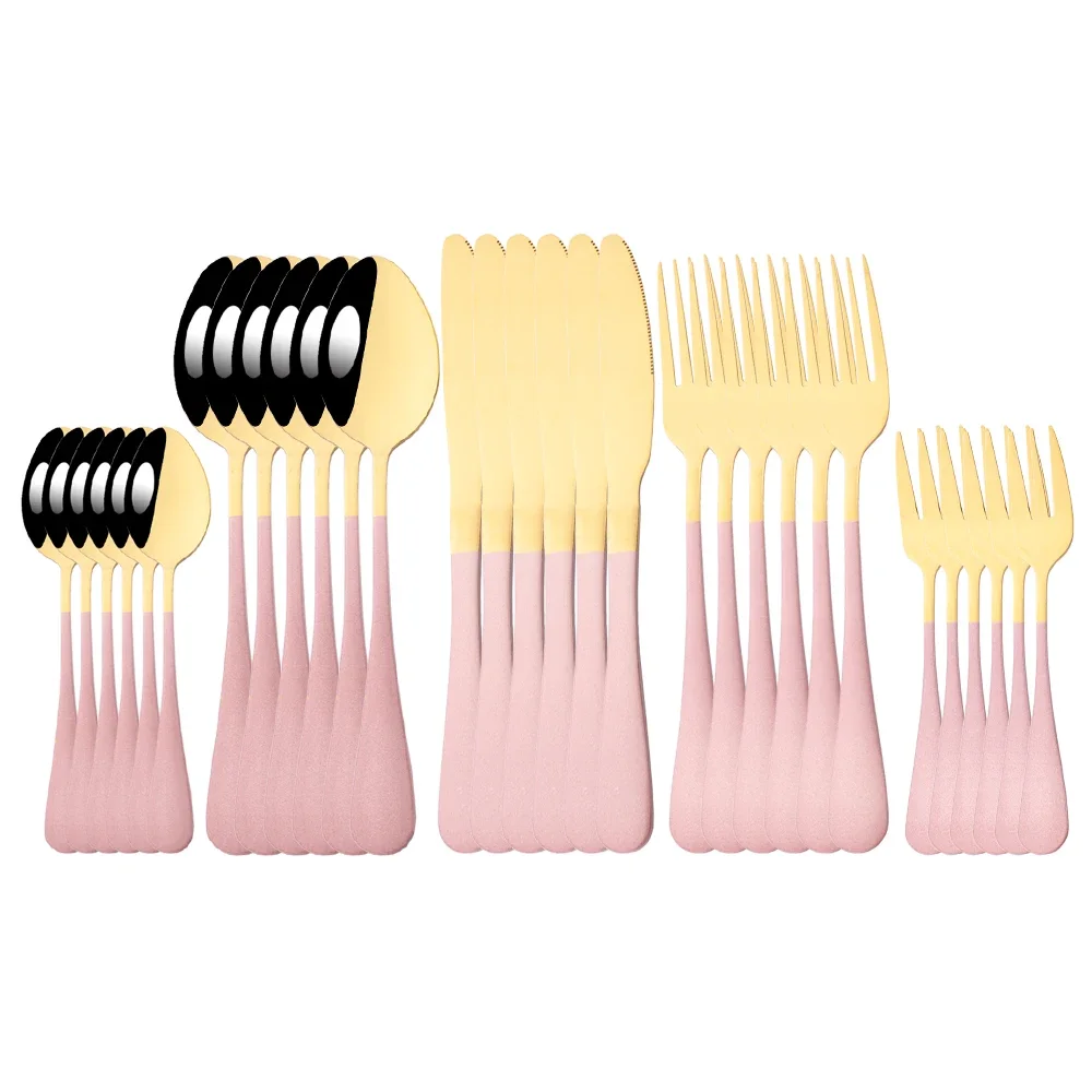 30Pcs Pink Gold