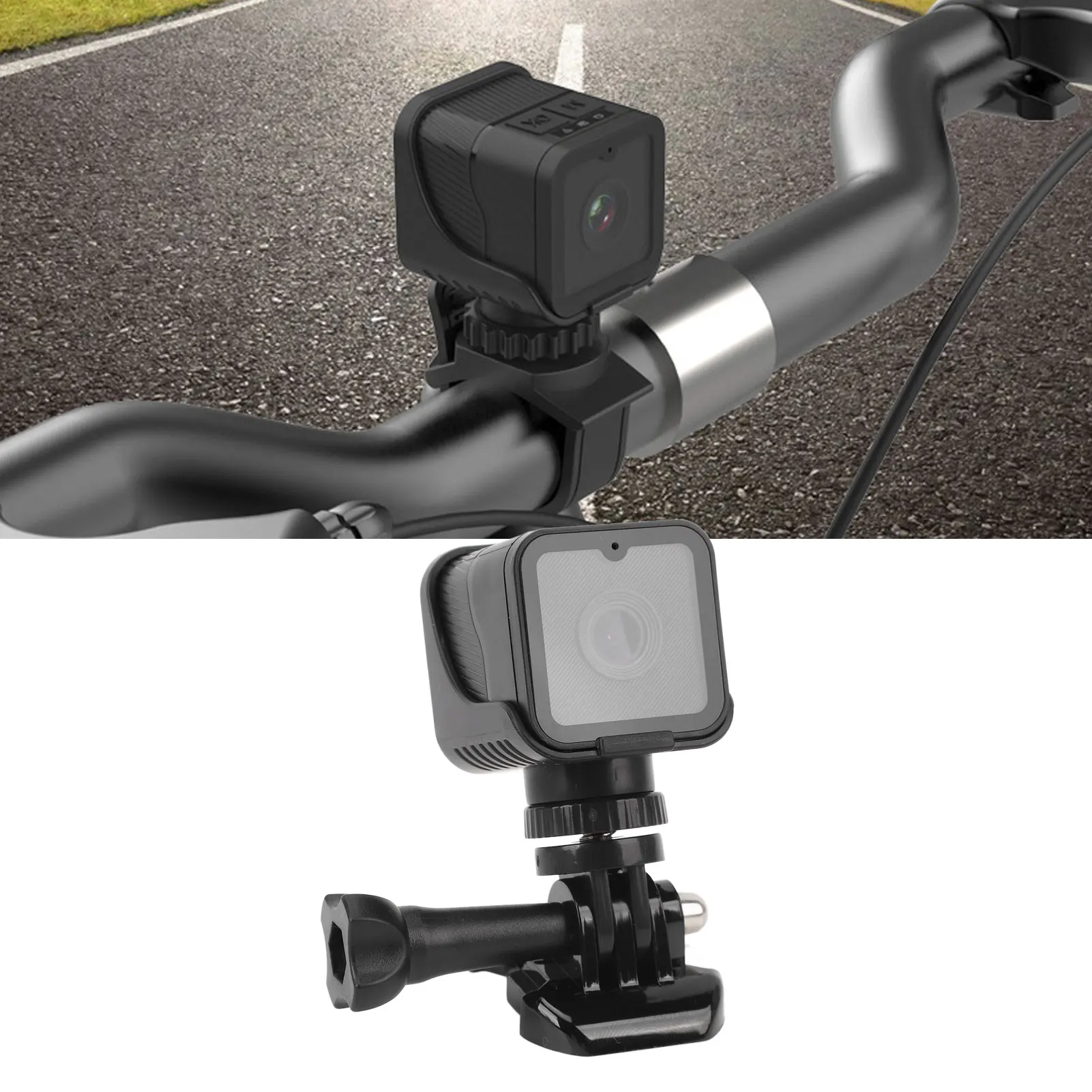 Bike Camera Support 256GB Card 1080P Handlebar Bike Camera 120 Degree Wide Angle Anti Shake Loop Recording Compact for Cycling 4