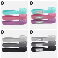 AOLIKES 3PCS Long Resistance Loop Band Set Unisex Fitness Yoga Elastic Bands Hip Circle Thigh Squat Band Workout Gym Equipment - Image 5