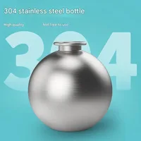 285ML Leak-Proof Feeder Dogs Bottle,Portable Dog Drinker 2-in-1 Stainless Steel Silicon Lightweight Travel Pet Supplies 5