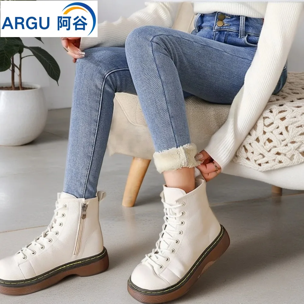 

Женские теплые джинсы со средней талией, синие женские зимние джинсы, женские джинсовые брюки, брюки до щиколотки, теплые брюки, женские джинсы