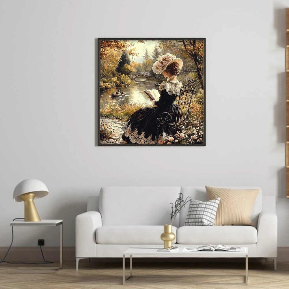 Eco Cotton Cross Stitch Kit for Girls with Embroidery Thread