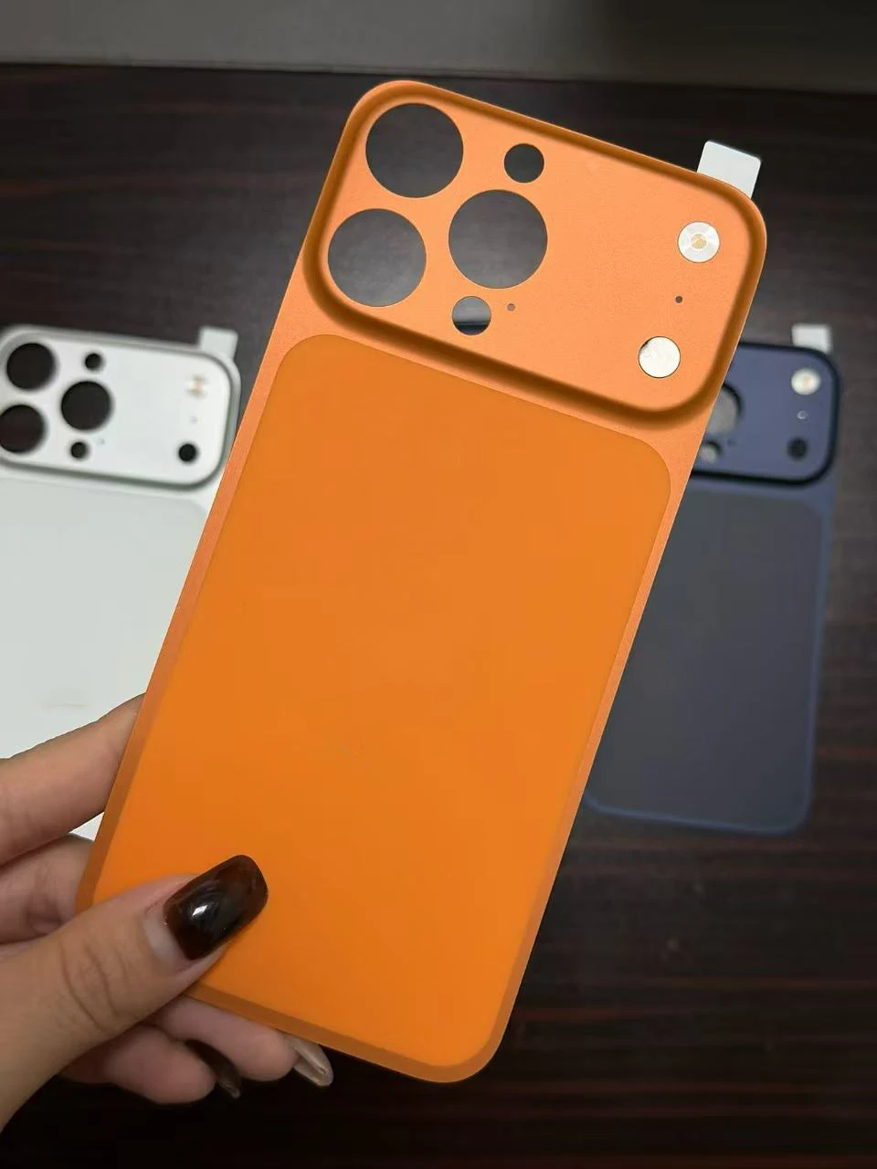 For IPhone 16 15 14 Pro Max Convert to 17 Pro Max Back Sticker Protection Cover Fake Camera Lens Protector
