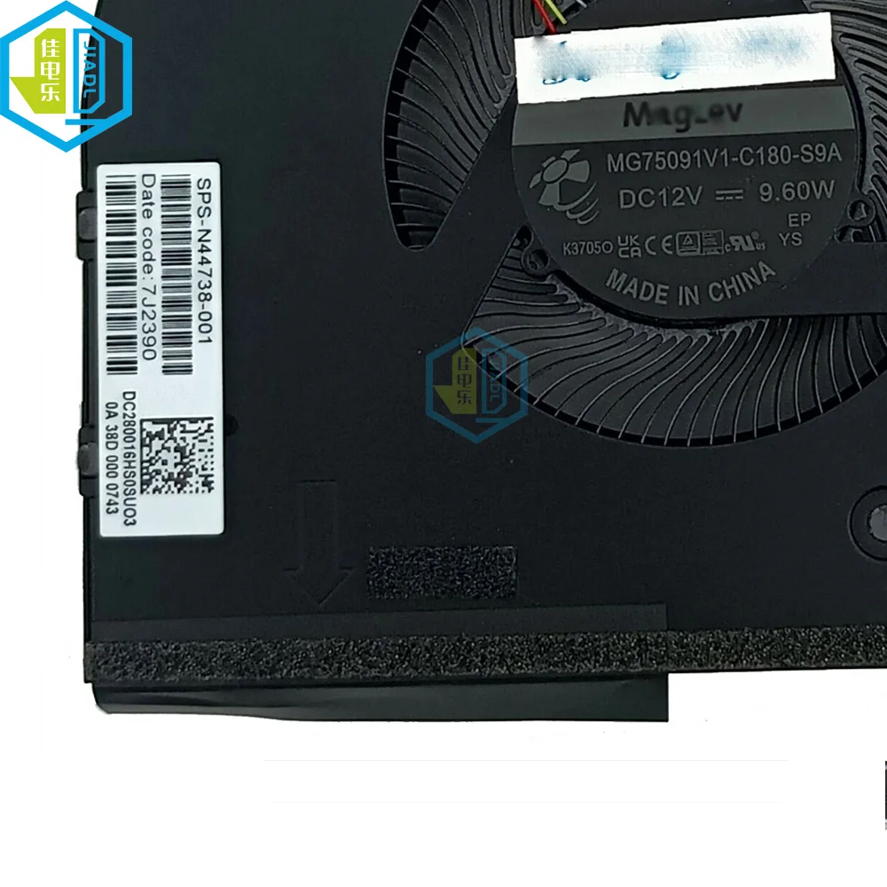 CPU GPU Cooling Fan For HP Victus 16 16-S 16-R 16-S0000 16-R0076TX DC12V N44738-001 MG75091V1 C180 C190 Gaming Laptop