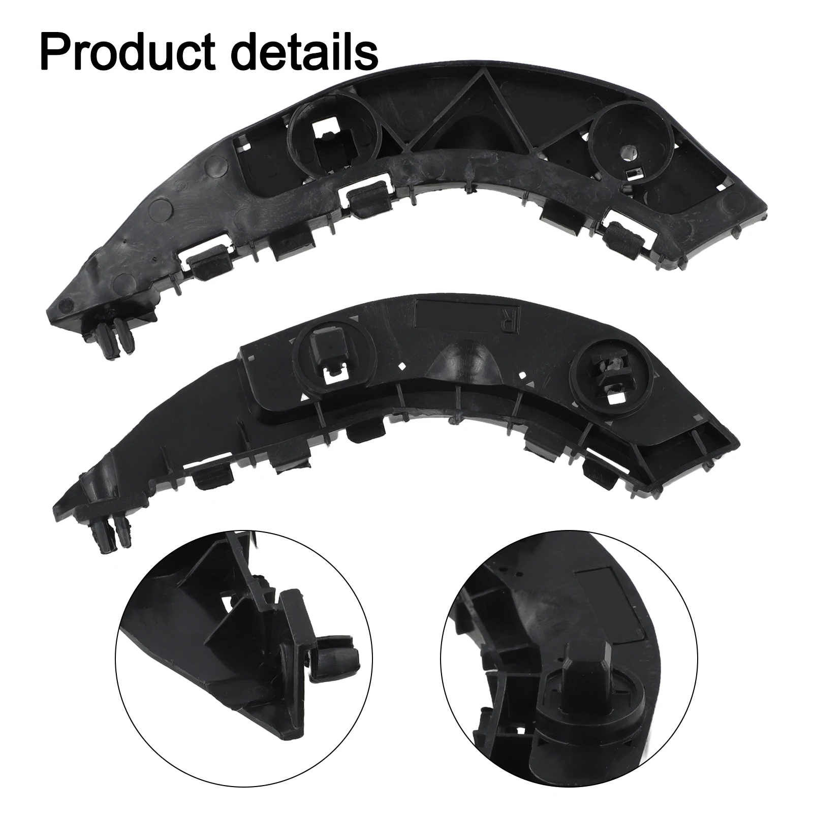 혼다 시빅 2006-2011 4도어 세단용 프론트 범퍼 고정 브래킷 교체품 OEM 71198SNAA01 71193SNAA01 플라스틱 브래킷 세트