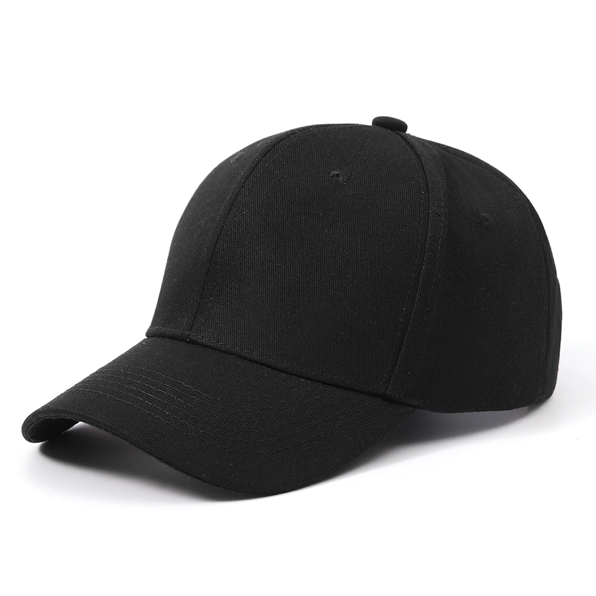 

Black Cotton Cap Solid Color Baseball Cap Snapback Casquette Hats Fitted Casual Gorras Hip Hop Dad Hats For Men Women Unisex