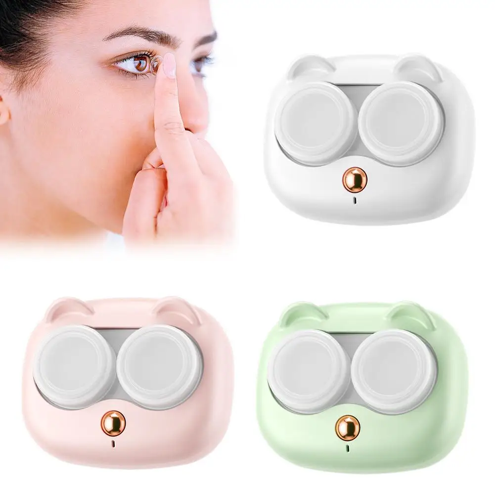 

Ultrasonic Contact Lens Cleaning Machine Mini Cleaning Dirt Removal Lens Dust Household Tools Case Cleaning Automatic J8V8