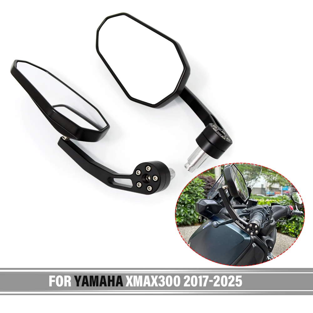 For Yamaha XMAX300 X-MAX 300 2017-2025 Motorcycle Handlebar Mirror ...