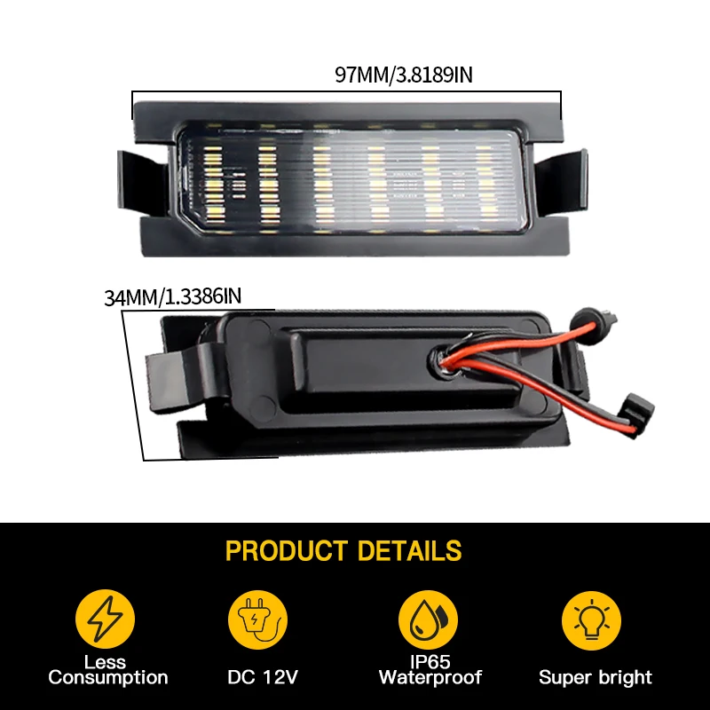 Kit Luci Targa LED ABAKUS per Hyundai i30 Accent | OE 925011H500
