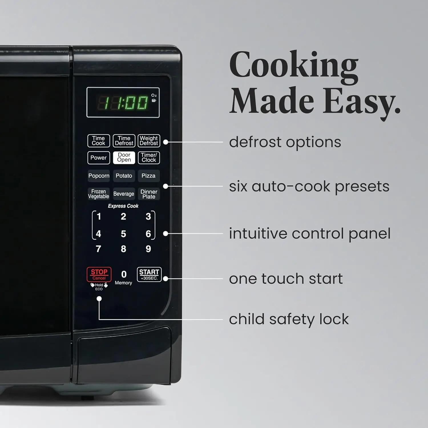 Microwave Oven Features
