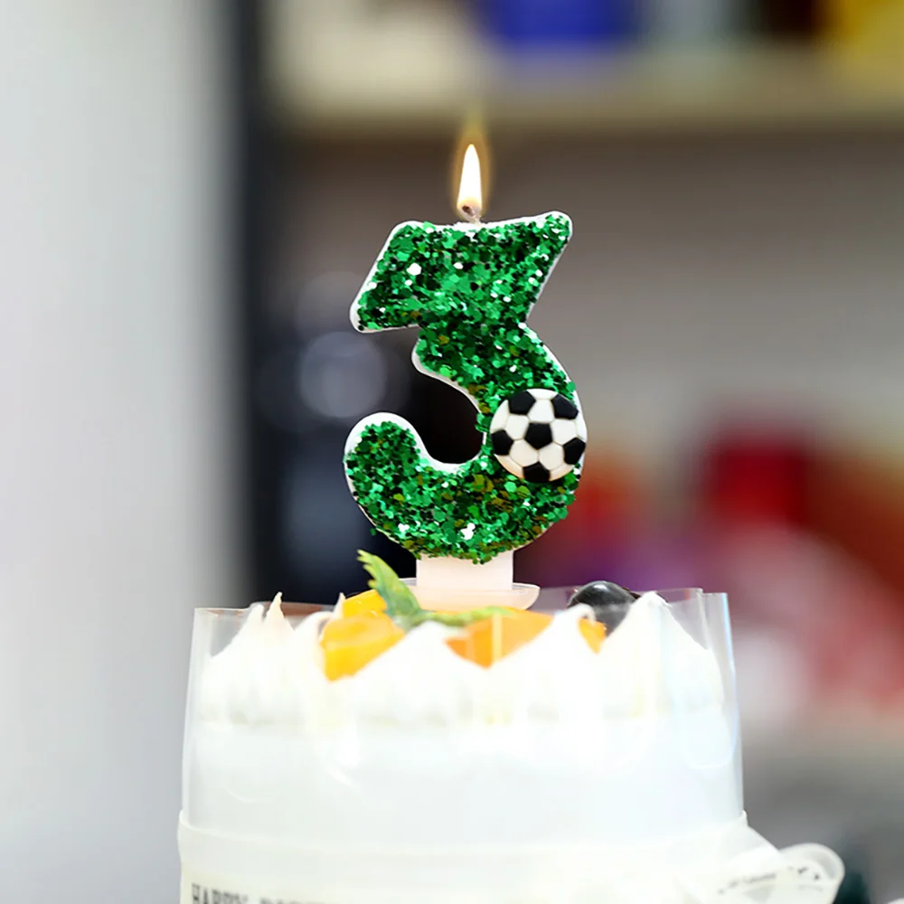 15th Birthday Cake Candles - Number 15 Candles Set For Party Decorations (Green) - View #10