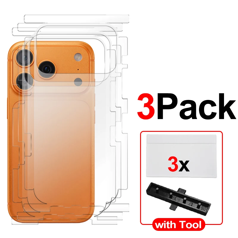 Full Cover Hydrogel Screen and Back Protector: Anti-Scratch Protective Film