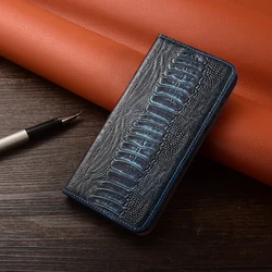 Premium Genuine Leather Flip Cover Case - Luxury Protective Phone Cover - S10E (Blue)