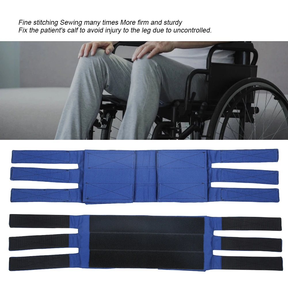 Adjustable Non-Slip Leg Strap for Portable Wheelchairs Secure Foot Restraint and Support for Elderly and Disabled Users