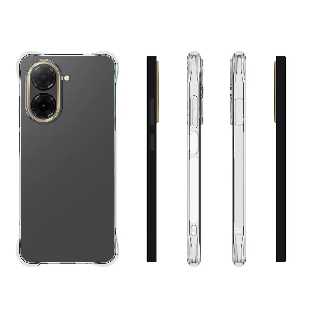 Airbag Silicone Shockproof Transparent Phone Case - Soft TPU Back Cover