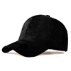 Classic Faux Leather Suede Baseball Cap Corduroy Dad Caps Adjustable Casual Low Profile Dad-Hat 2