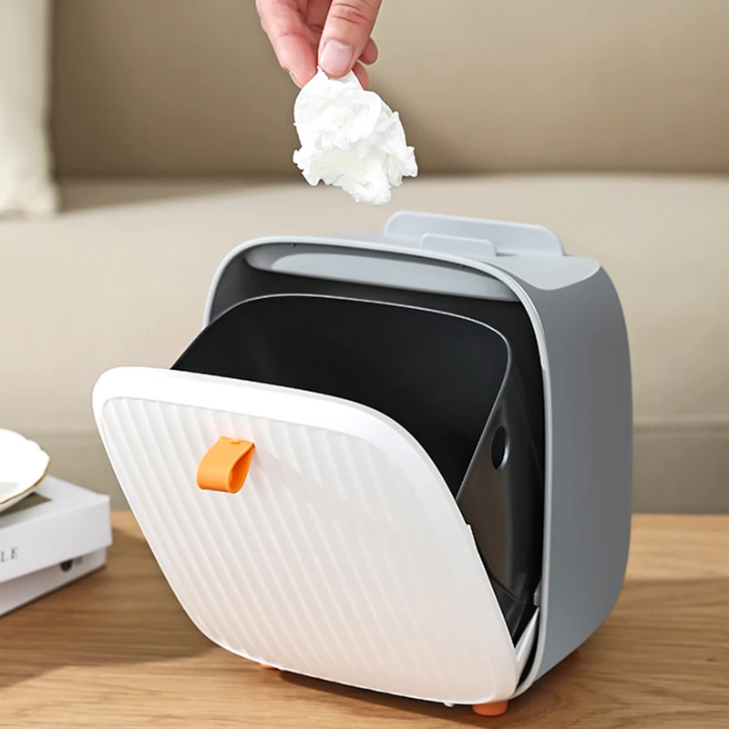 

Office Bathroom Trash Can Kitchen Lid Nordic Toilet Trash Can Odor Free Garbage Living Room Poubelle Chambres Household Items
