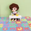 36pcs/Set Miniuature Dollhouse Furniture Decor Mini Floor Mat Model Toys For Barbie Blyth Bjd Ob11 1/6 1/12 Dolls Accessories 1