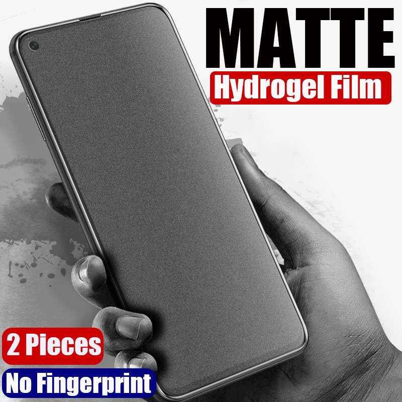 

2PCS Matte Hydrogel Film For Motorola G8 G9 Play Plus Power Full Cover Screen Protector Moto One Vision G7 G6 G5s E6 E5 E7 Plus