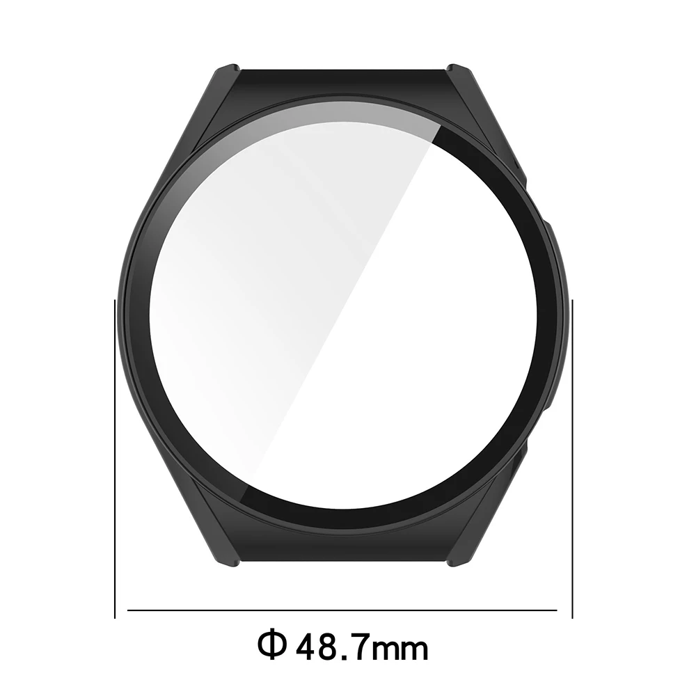 PC + Tempered Glass Protective Case for Xiaomi Watch S1 Full Screen Protector Shell Cover watch screen protector case watch cover watch protective case watch case watch protective cover watch screen protector watch accessories