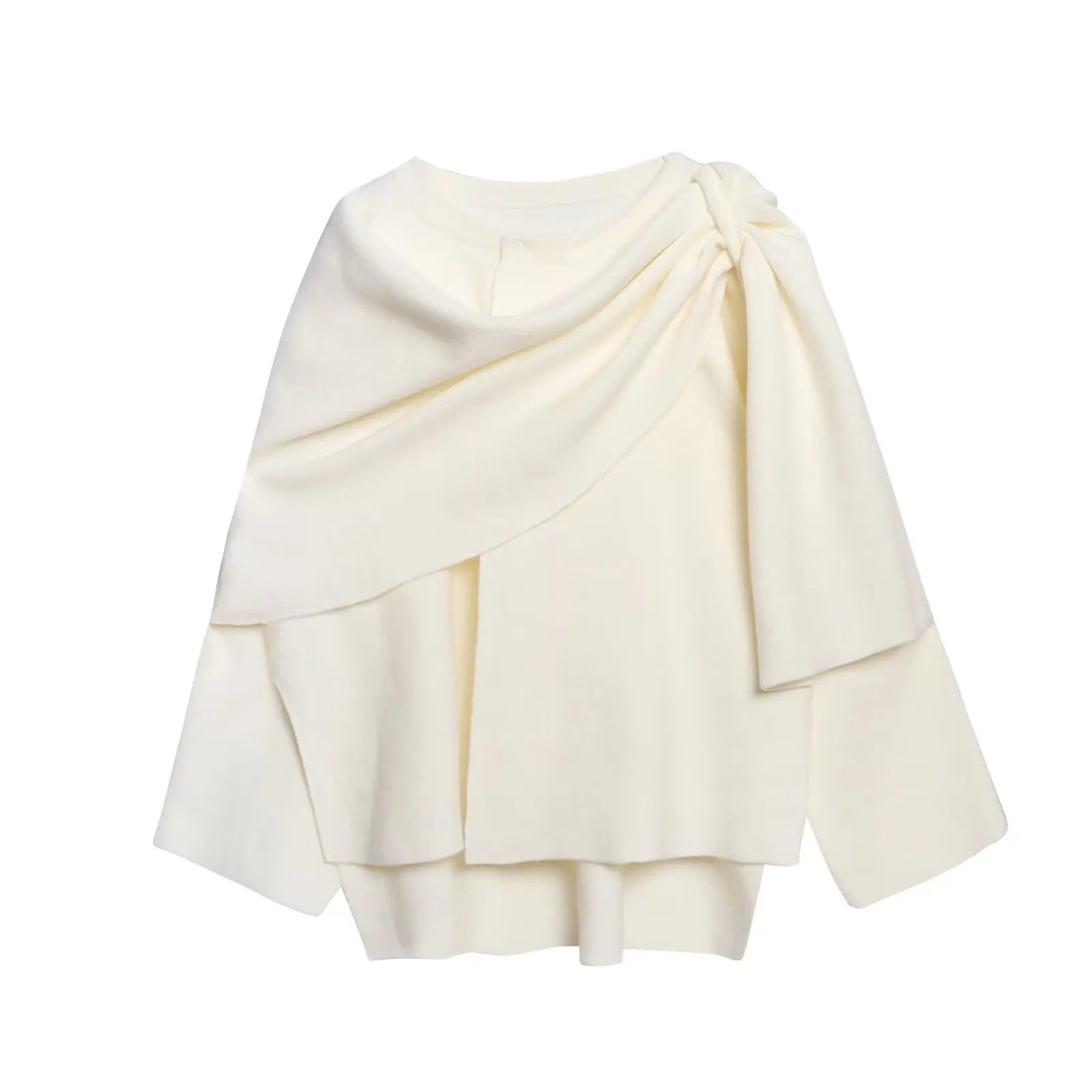 Women Autumn Winter New  Fashion Casual Shawl Knit Cardigan Jacket Ladies Elegant Warm Loose Version Of Scarf Knit Short Coat