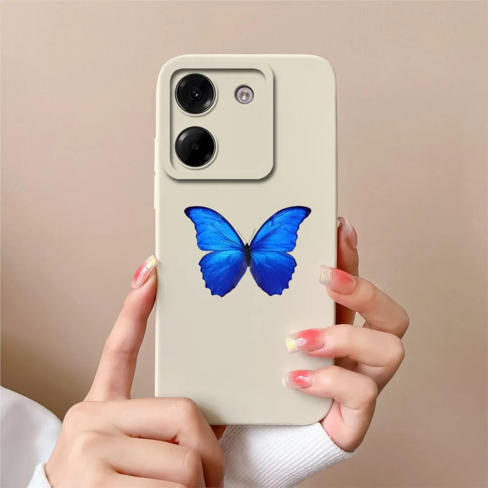Sweet Girl Soft Liquid Silicone Protective Phone Case Cover