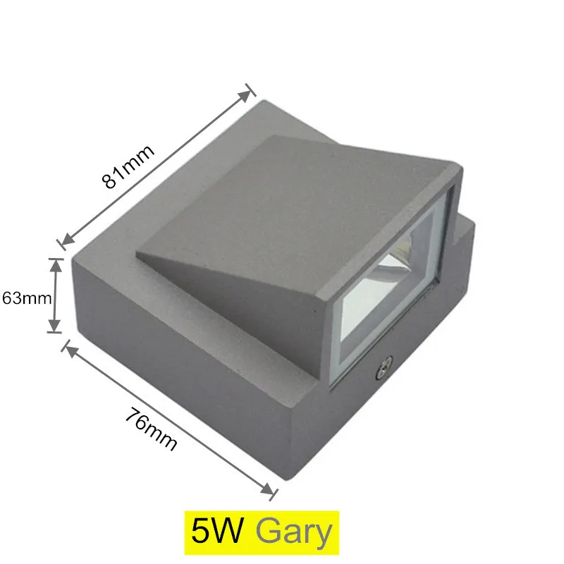 5W 10W Modern simple outdoor waterproof wall lamp LED courtyard lamps gate lamp terrace balcony garden wall light led light led wall lamp wall light