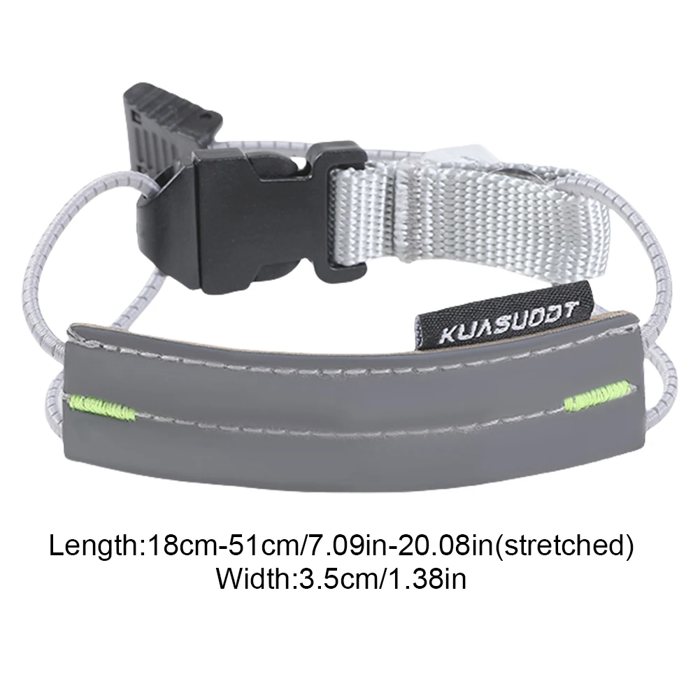 반사 사이클링 바지 커프 밴드 높은 가시성 바지 다리 스트랩 야간 걷기 사이클링 달리기를 위한 자전거 바지 밴드